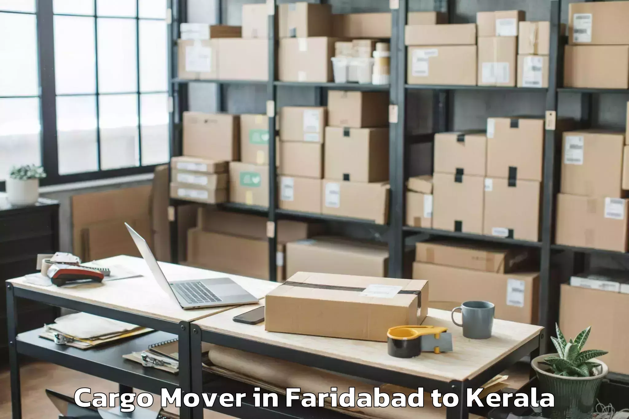 Get Faridabad to Triprayar Cargo Mover